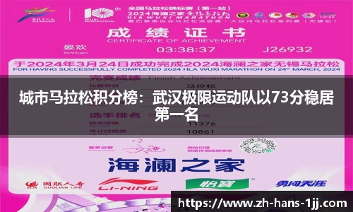 城市马拉松积分榜：武汉极限运动队以73分稳居第一名